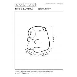 PINCHA CAPYBARA 54500/01/38